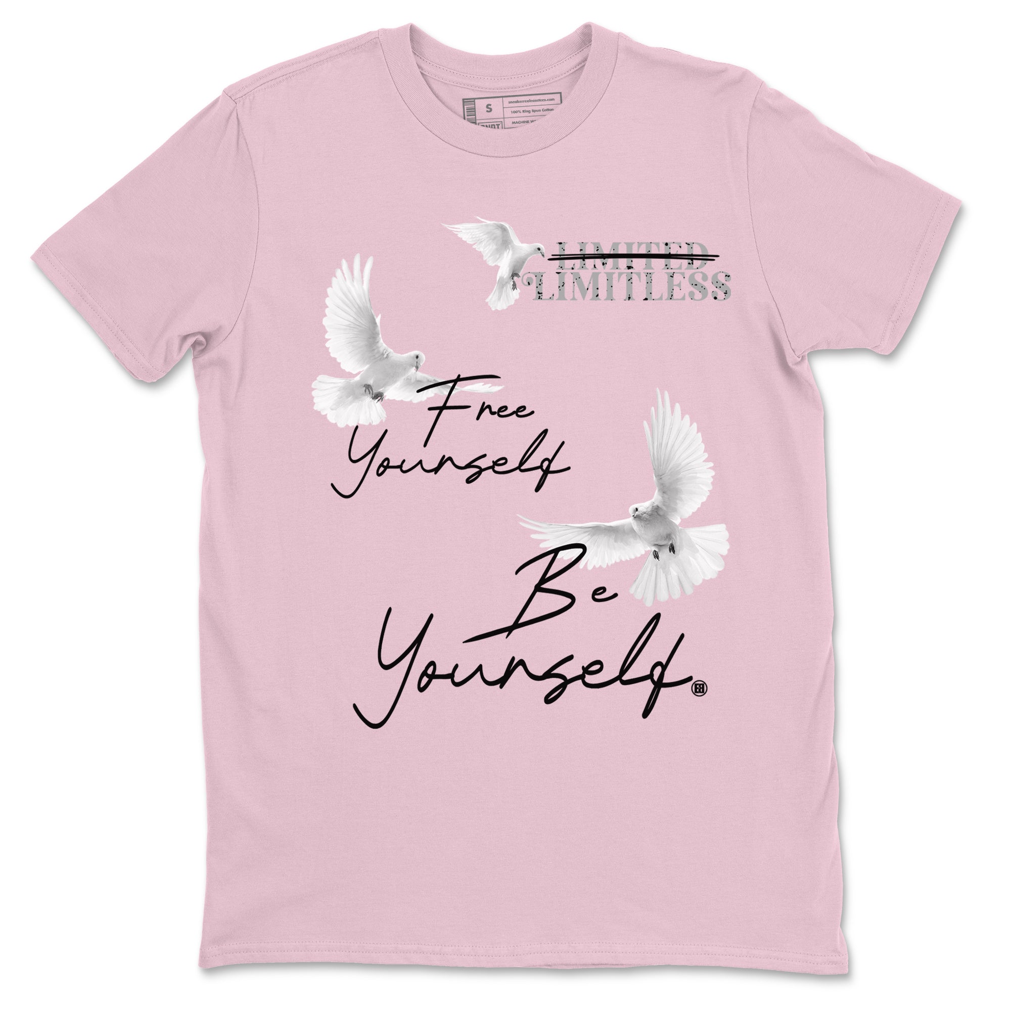 Free Yourself Be Yourself Sneaker Tees - Air Jordan 4 Orchid