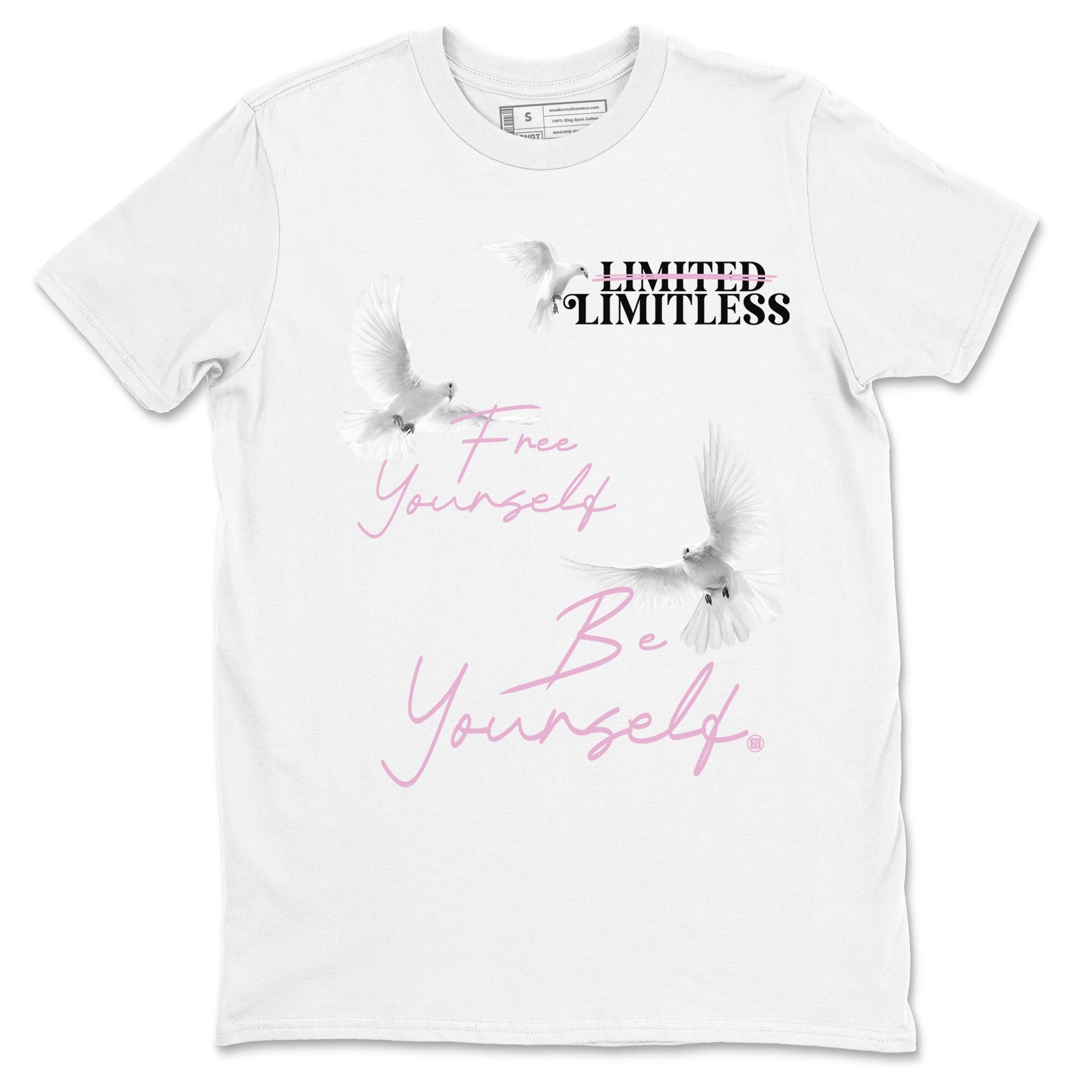 Free Yourself Be Yourself Sneaker Tees - Air Jordan 4 Orchid