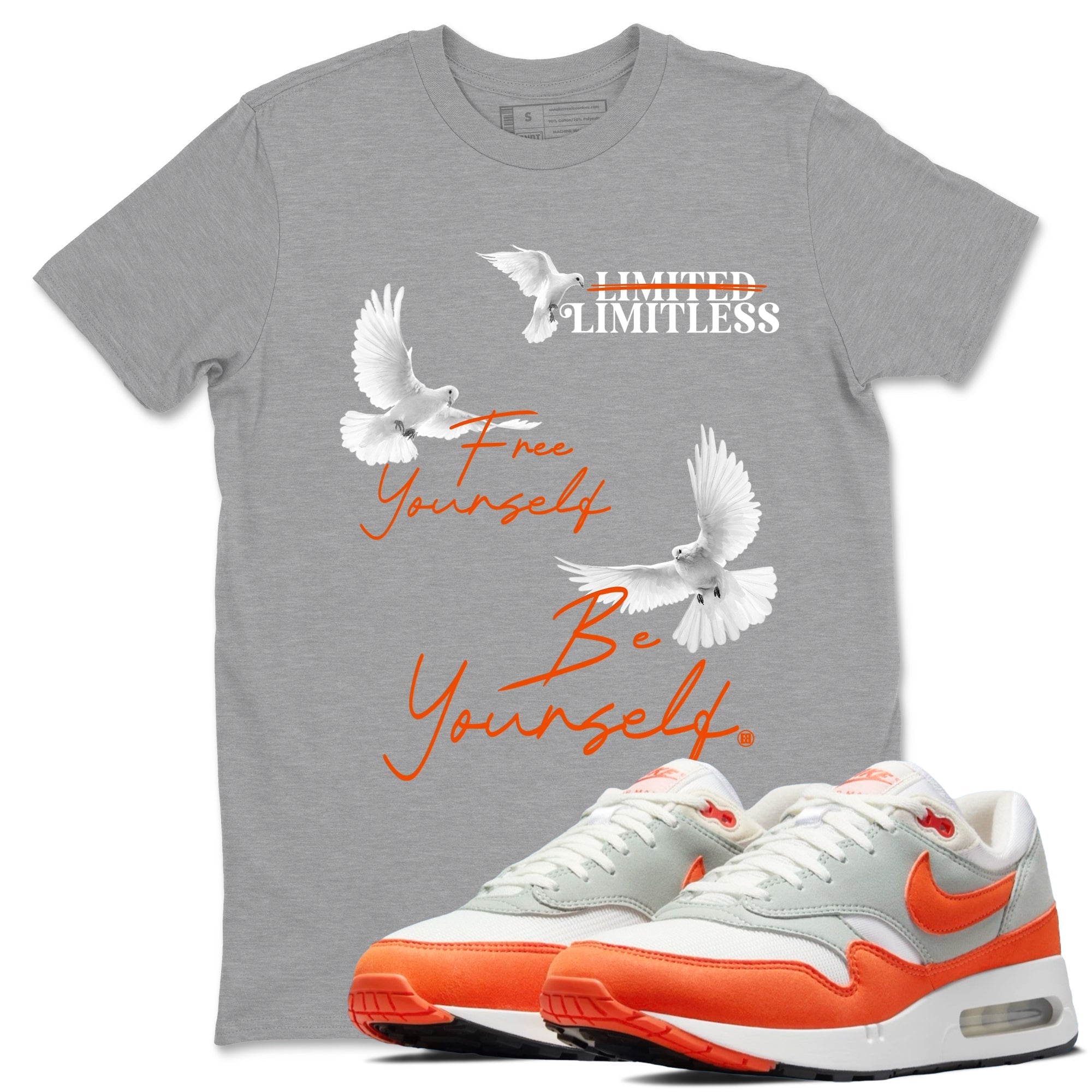 Free Yourself Be Yourself Sneaker Tees - Air Max 1 Cosmic Clay
