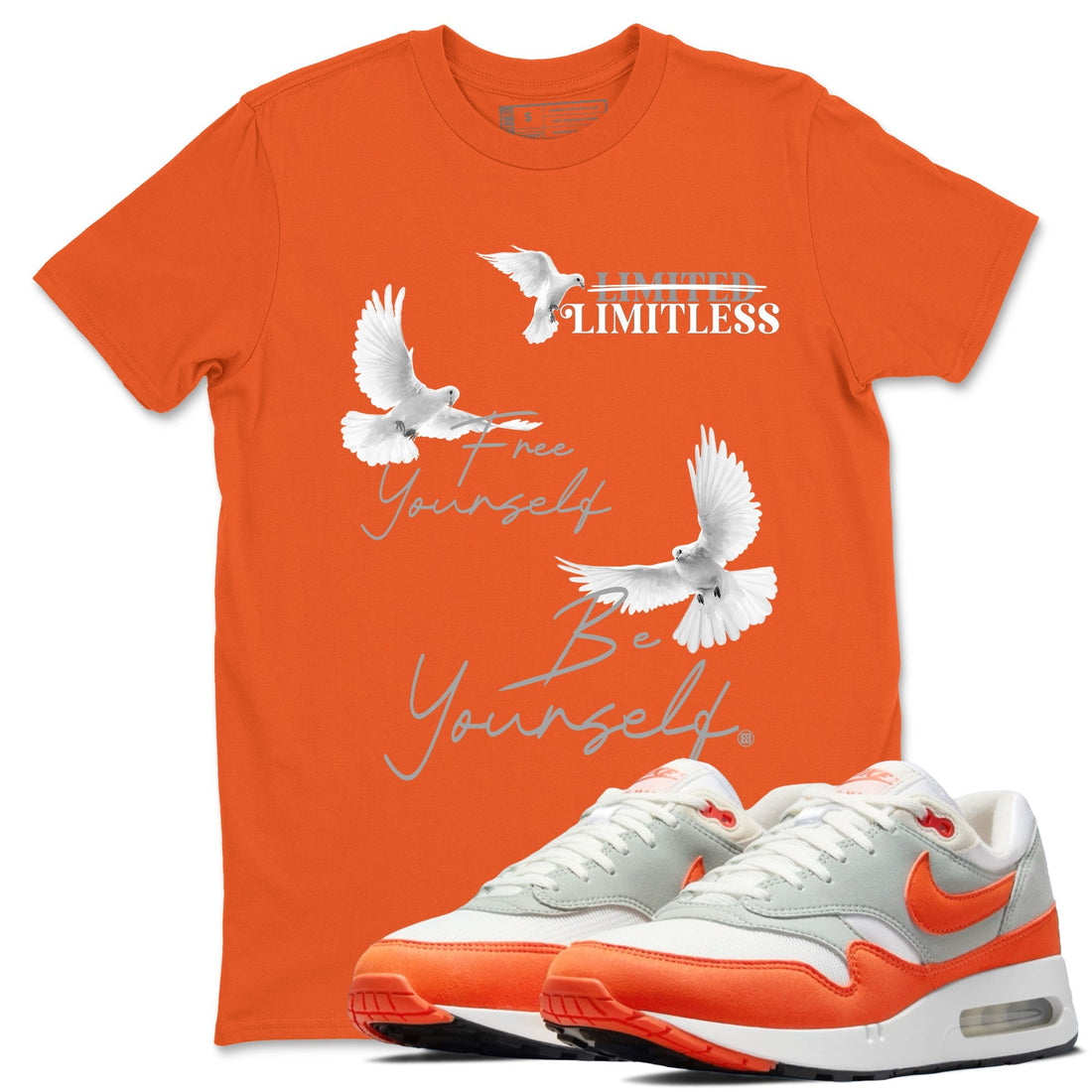 Free Yourself Be Yourself Sneaker Tees - Air Max 1 Cosmic Clay