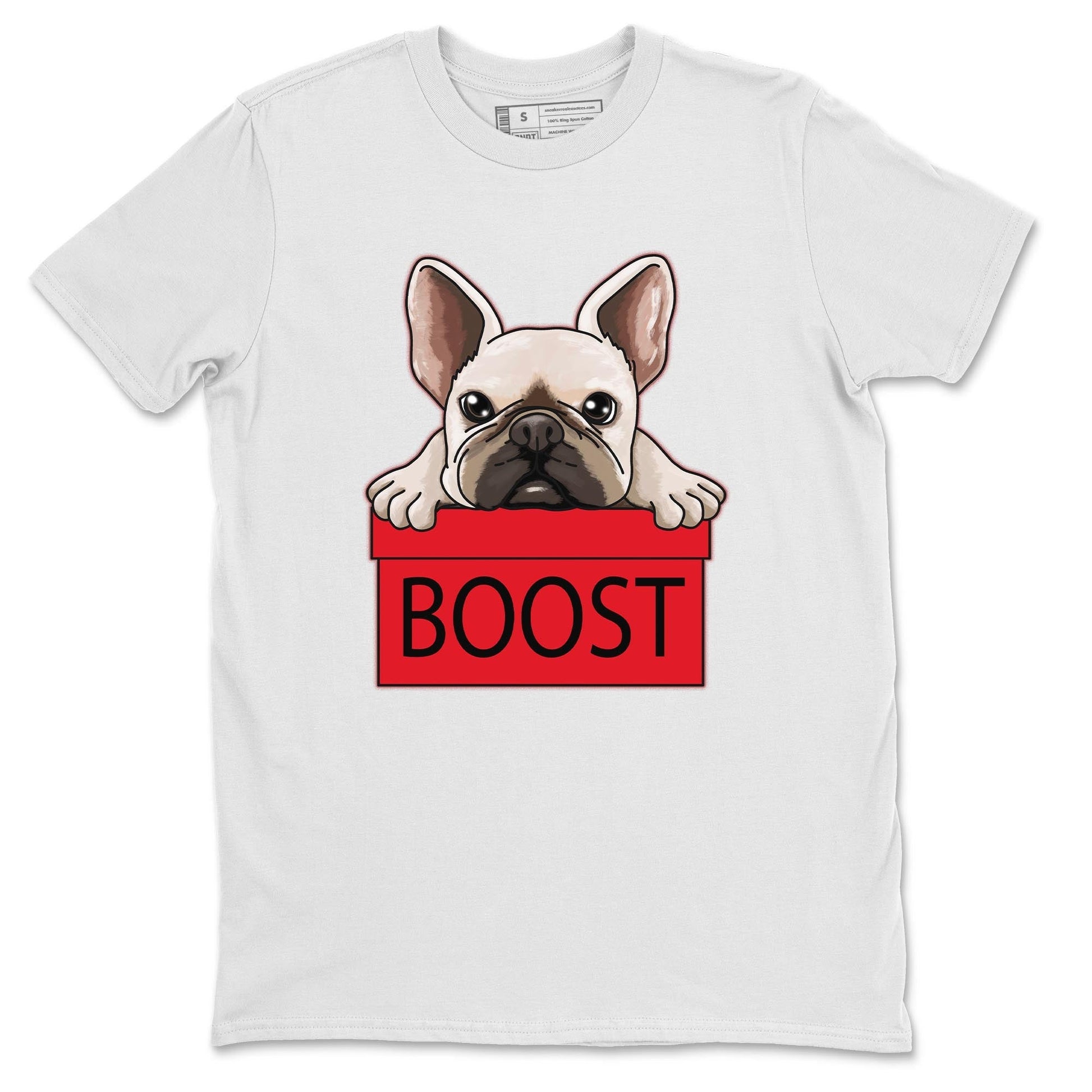 French Bulldog Unisex Tops - Yeezy 700 Hi-Res Red