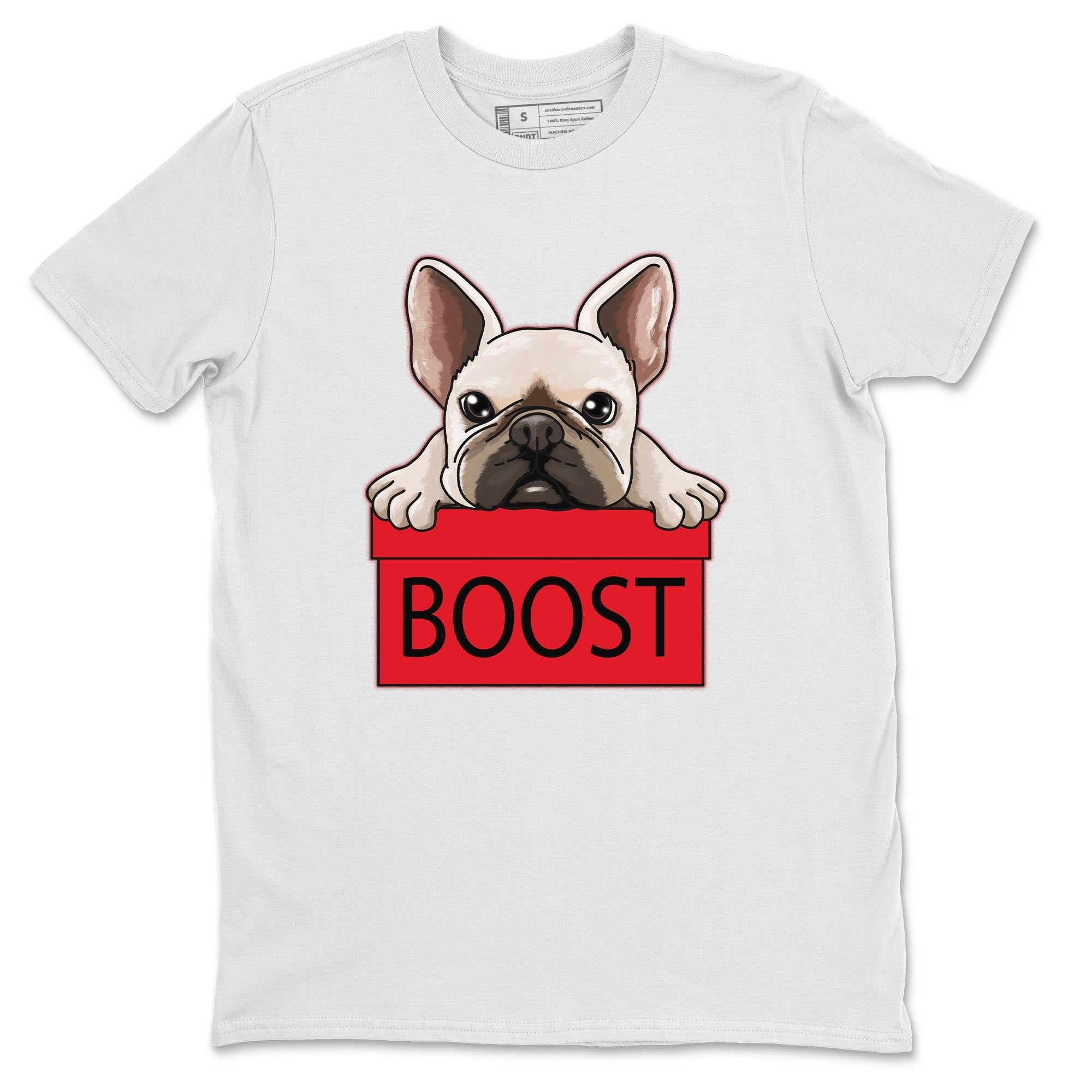 French Bulldog Unisex Tops - Yeezy 700 Hi-Res Red