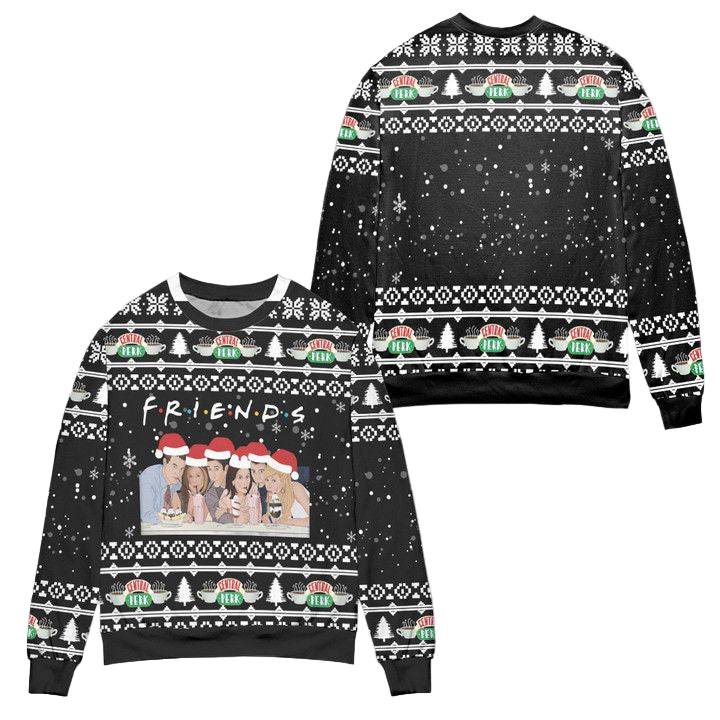 Friends Central Perk Coffee House Ugly Christmas Sweater ? Usalast