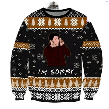 Friends Im Sorry Xmas 3d Ugly Christmas Sweater ? Usalast