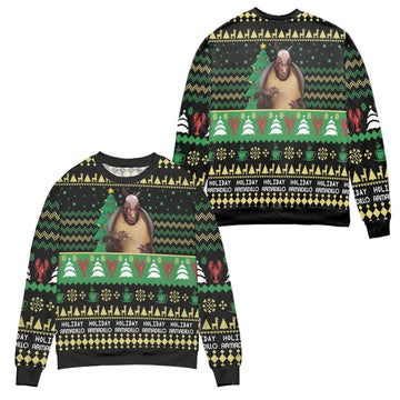 Friends Series The One With the Holiday Armadillo Ugly Christmas Sweater ? Black ? Usalast