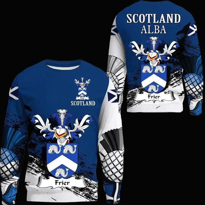 Frier Scottish Family Crest Scotland Special Sweater A7 ? Usalast