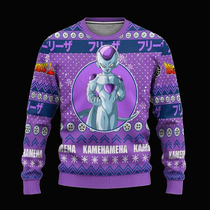 Frieza Anime Ugly Christmas Sweater Dragon Ball Z Xmas Gift ? Usalast
