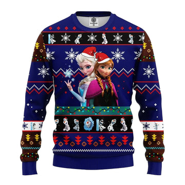 Frozen Ugly Christmas Sweater Blue 1 Amazing Gift Idea Thanksgiving Gift ? Usalast