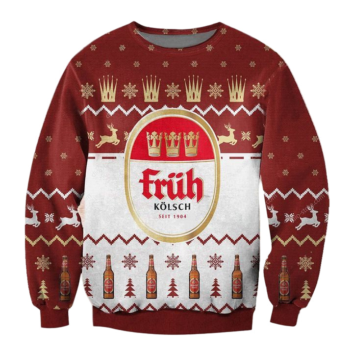 Fruh Kolsch Beer Ugly Christmas Sweater 2022 ? Usalast