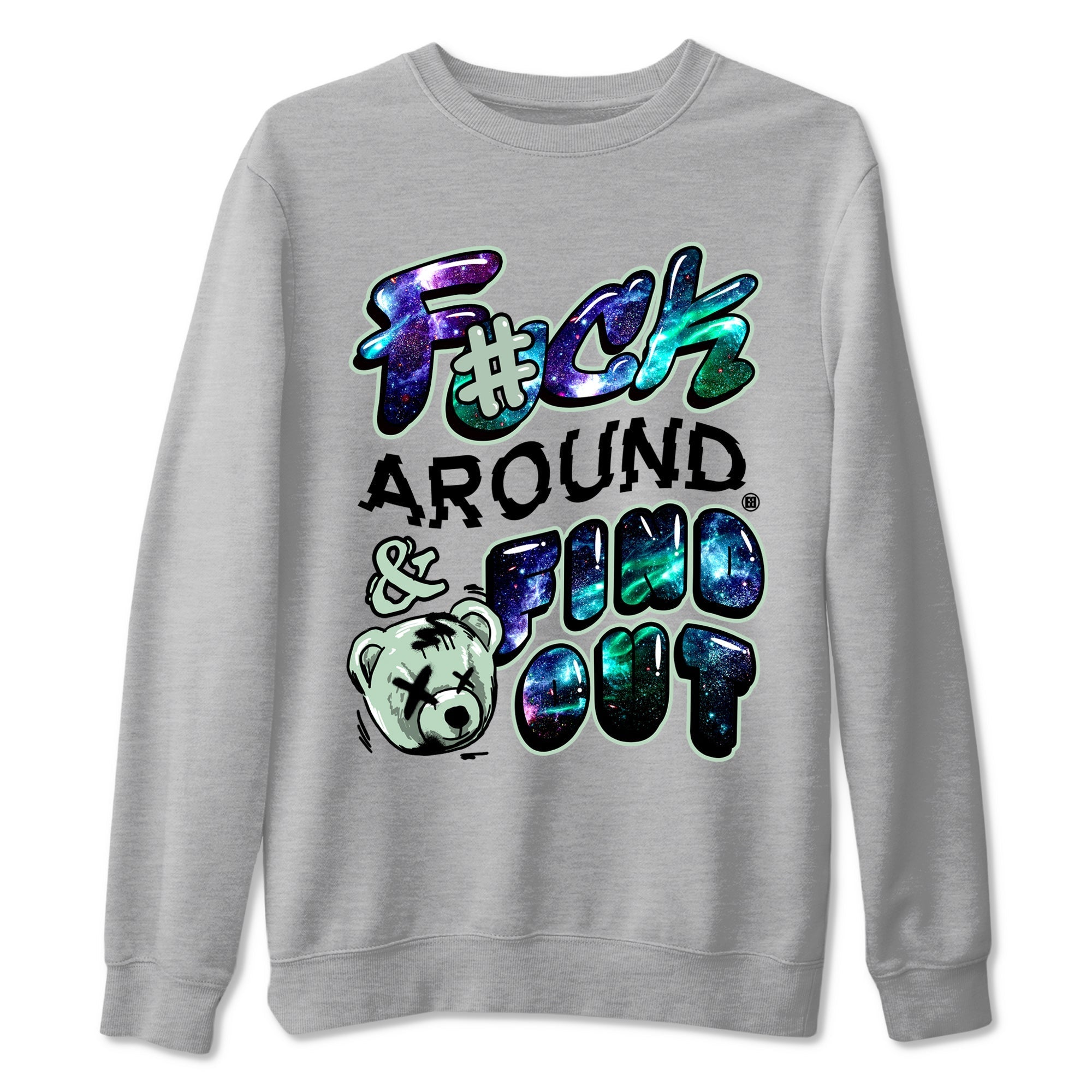 Fuck Around And Find Out Sneaker Tees - Air Foamposite One Galaxy