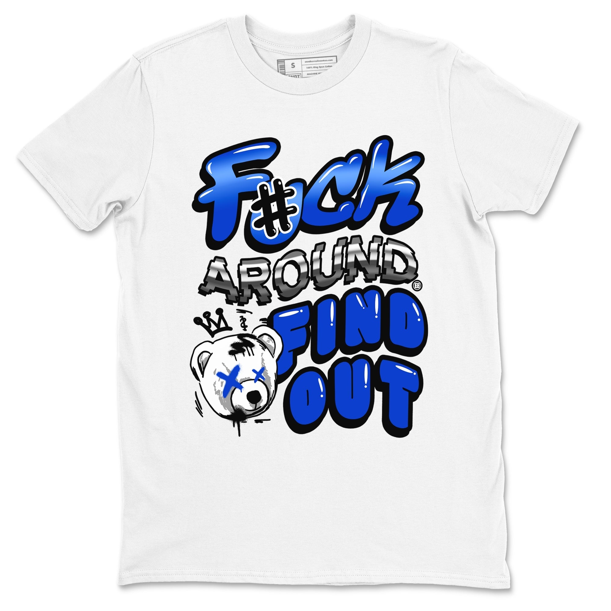 Fuck Around And Find Out Sneaker Tees - Air Jordan 12 Blueberry