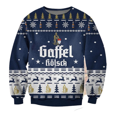 Gaffel Kolsch Beer Ugly Christmas Sweater 2022 ? Usalast