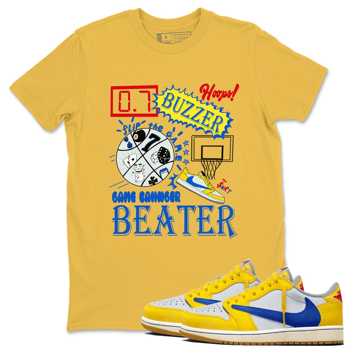 Game Changer Sneaker Tees - Air Jordan 1 Travis Scott Canary