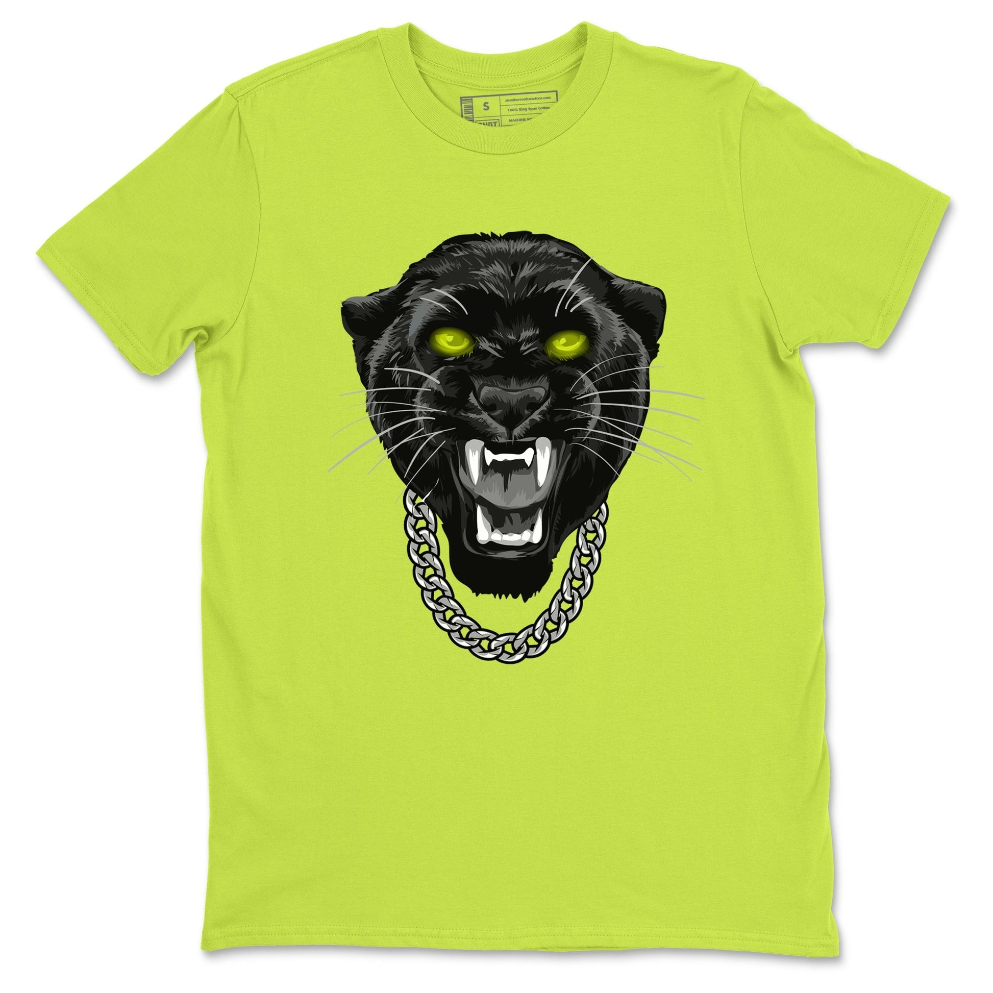 Gangster Black Cat Sneaker Tees - Air Foamposite One Black Volt