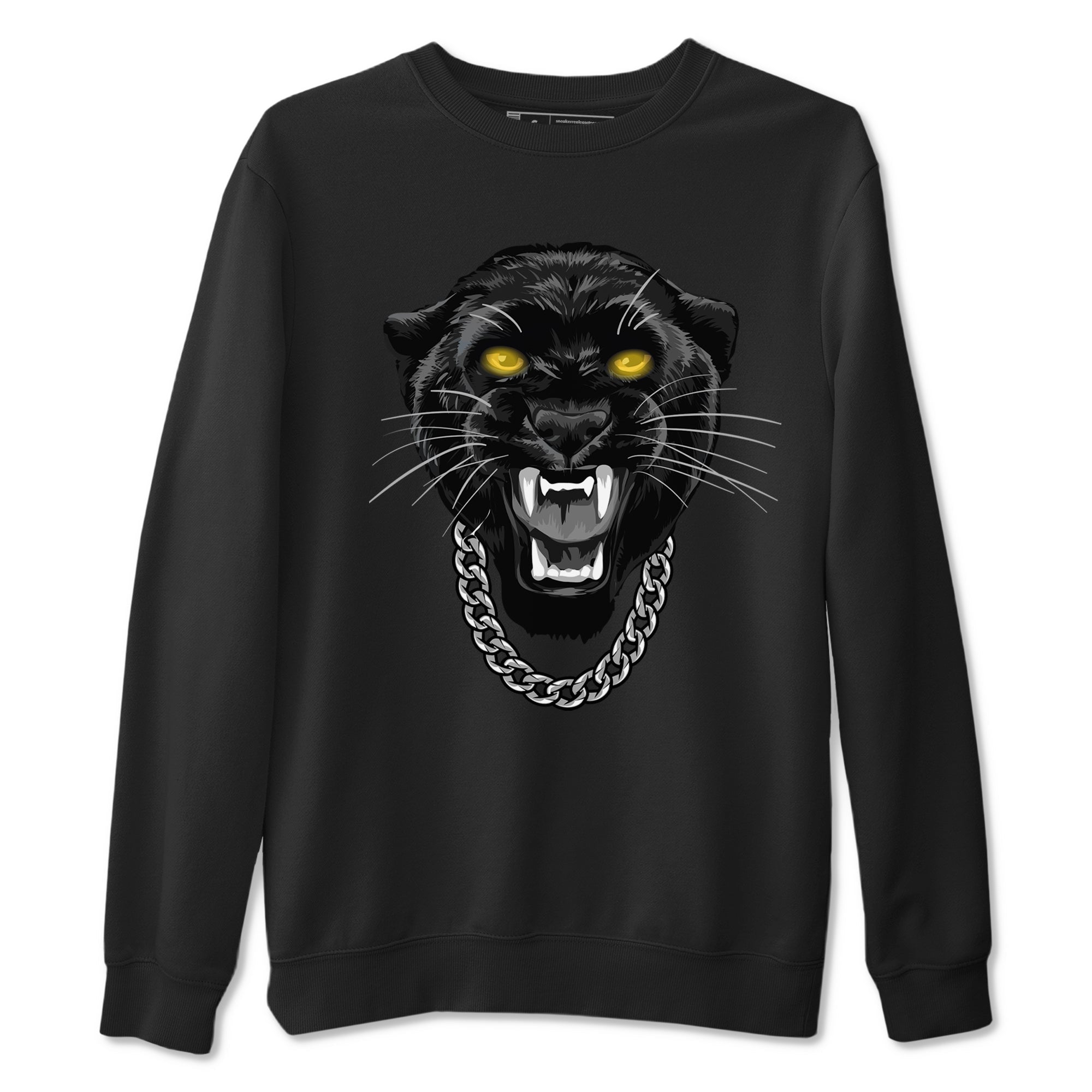 Gangster Black Cat Sneaker Tees - Air Jordan 5 Black Cat