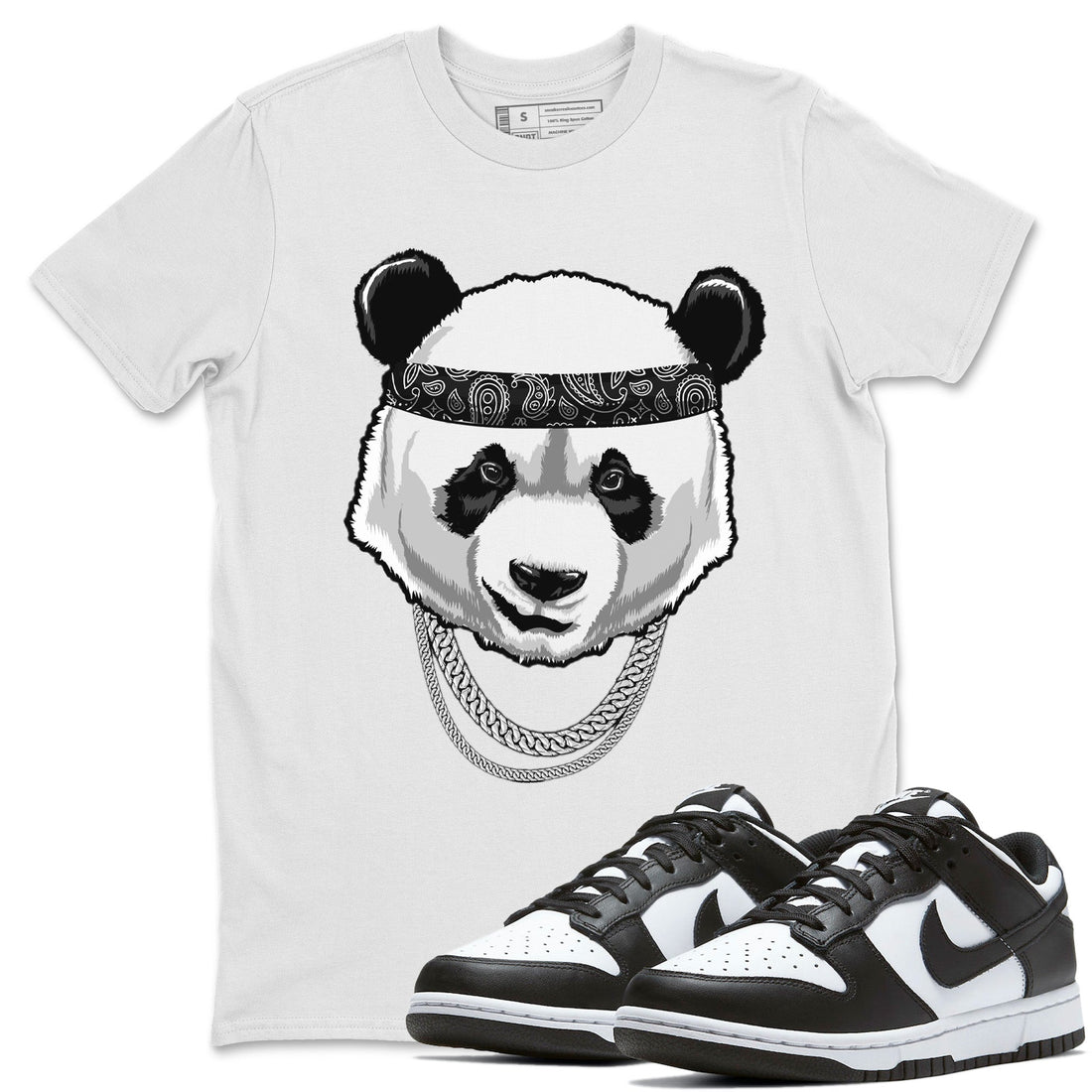 Gangster Panda Unisex Tops - Dunk Panda
