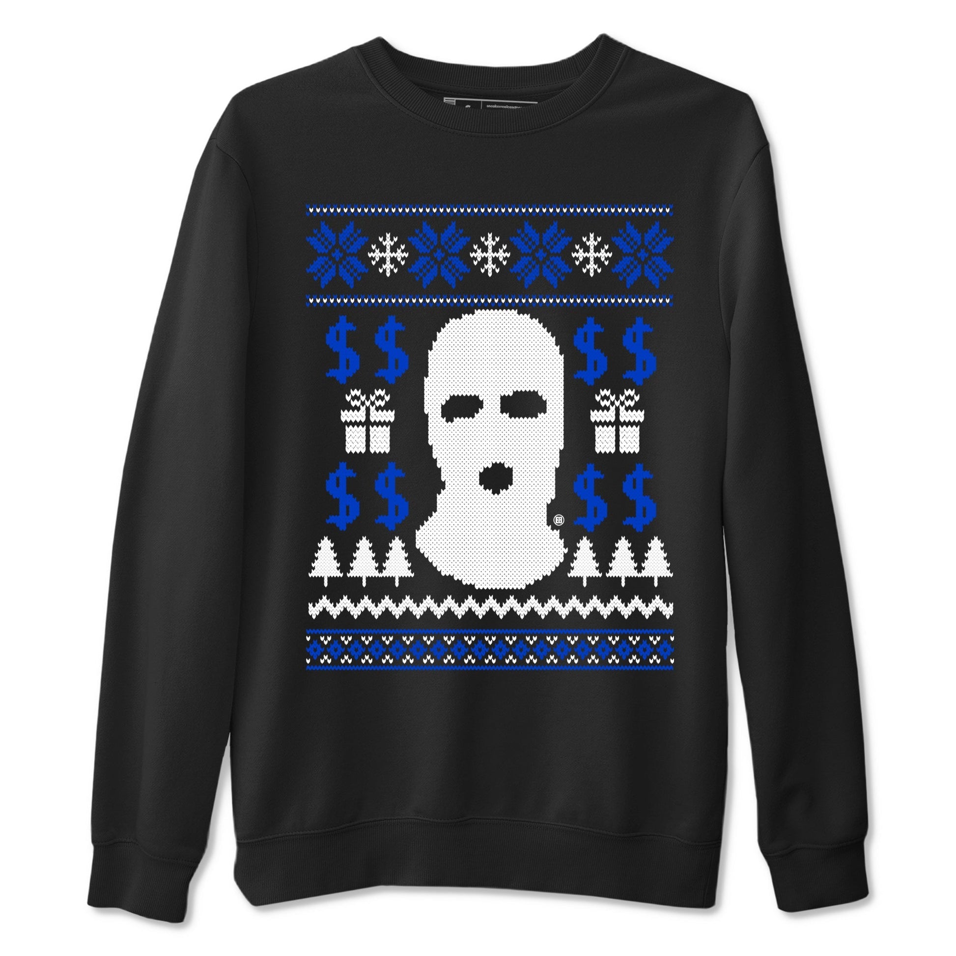Gangster Ugly Sweater Sneaker Tees - Air Jordan 12 Blueberry