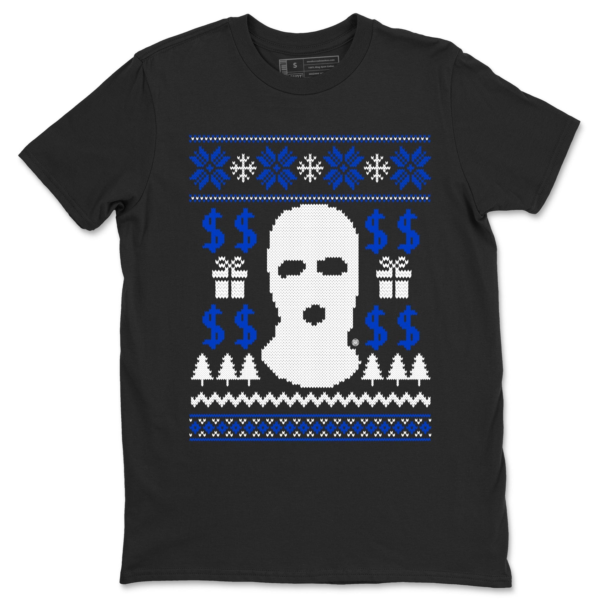 Gangster Ugly Sweater Sneaker Tees - Air Jordan 12 Blueberry