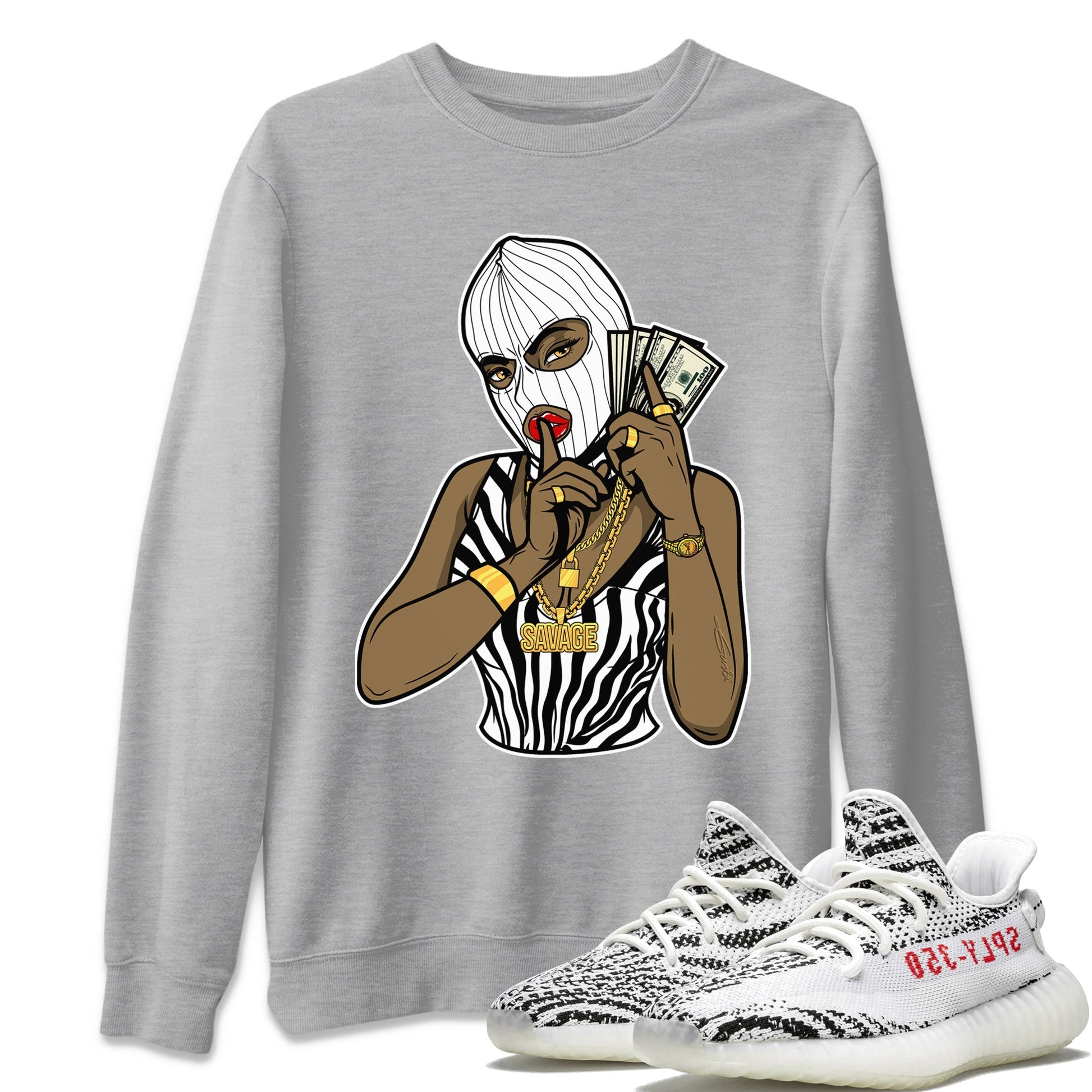 Gangster Women Unisex Tops - Yeezy 350 Zebra