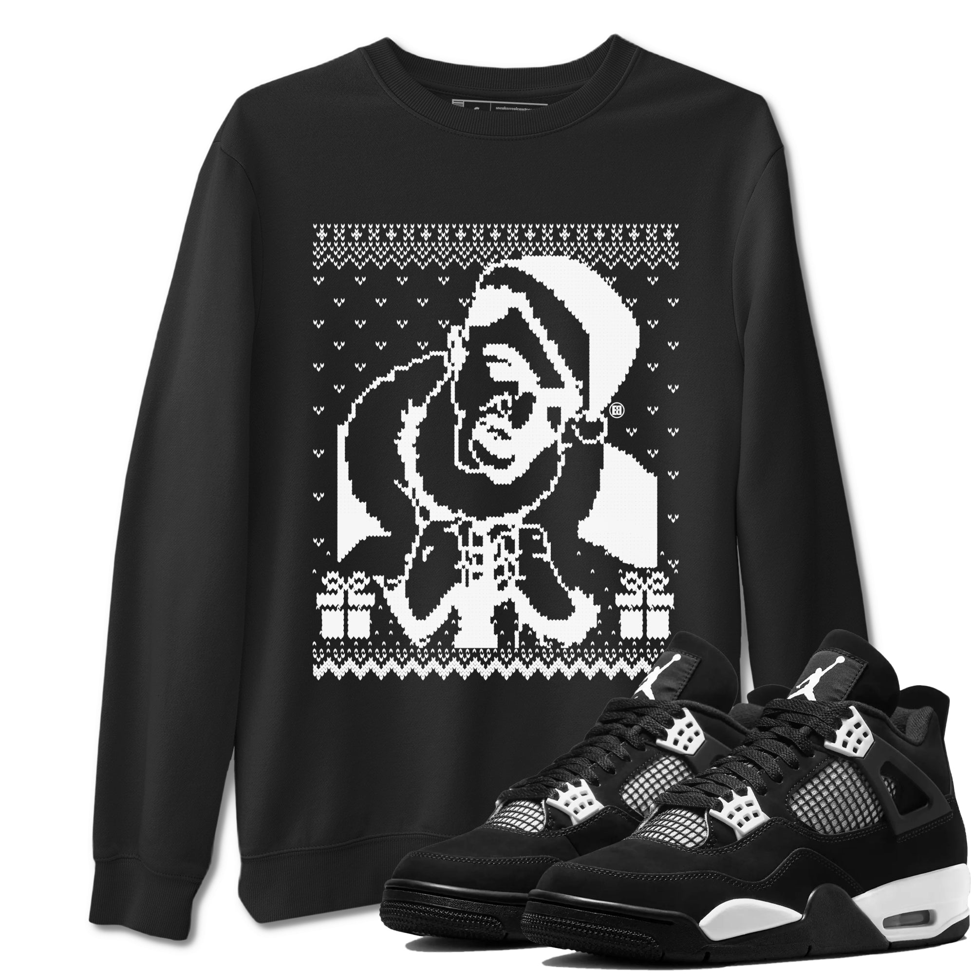 Gangster Wrapper Sneaker Tees - Air Jordan 4 White Thunder