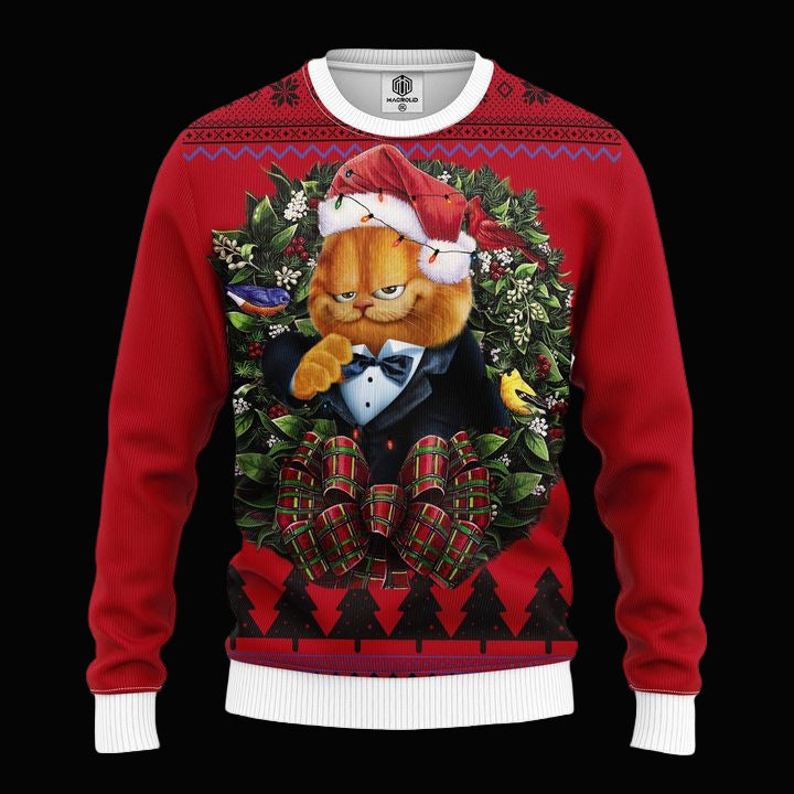 Garfield Odie Film Noel Mc Ugly Christmas Sweater Thanksgiving Gift ? Usalast