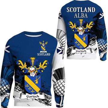 Garioch Scottish Family Crest Scotland Special Sweater A7 ? Usalast