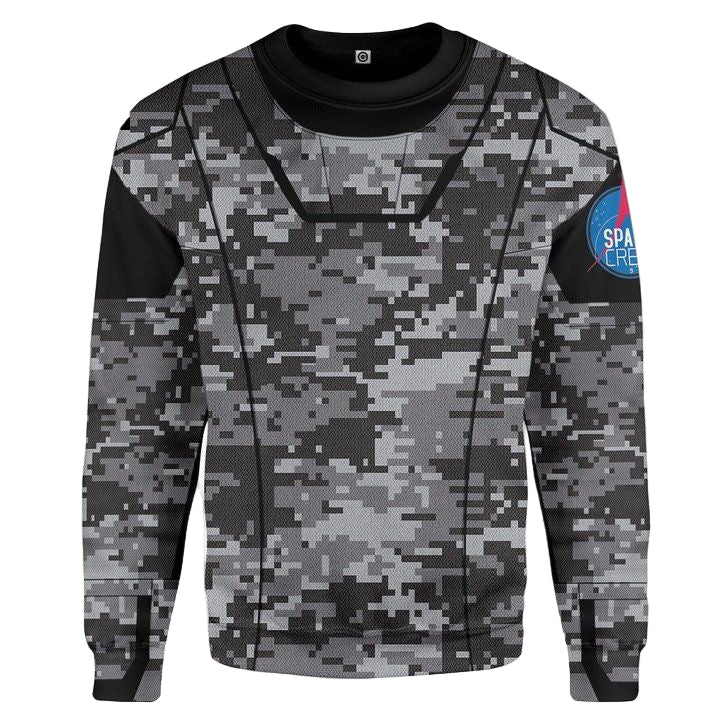 Camo Space Crew Spacesuit Custom Sweater Apparel ? Usalast