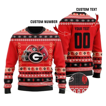 Georgia Bulldogs Custom Ugly Christmas Ugly Christmas Sweater ? Usalast