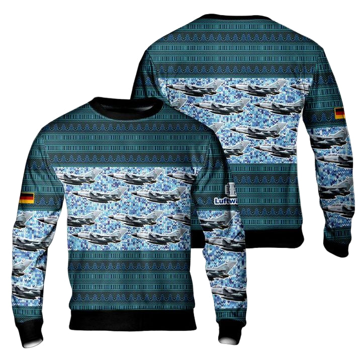 German Air Force Luftwaffe Panavia Tornado ECR Sweater 3D ? Usalast