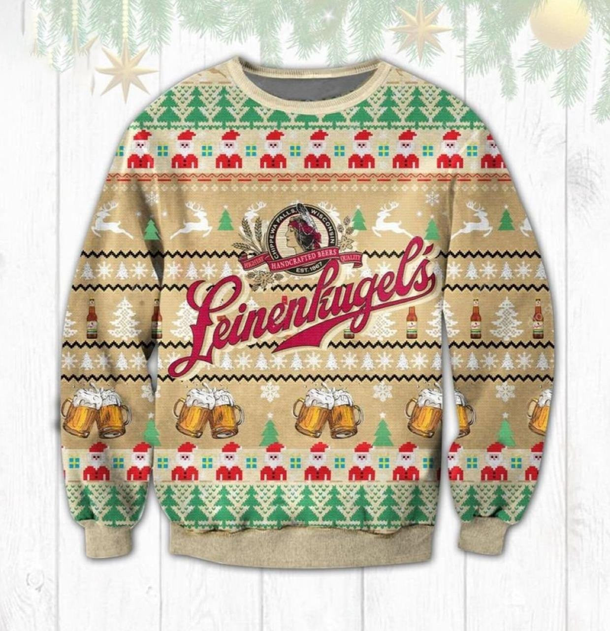 Leinenkugels Beer Ugly Christmas Sweater