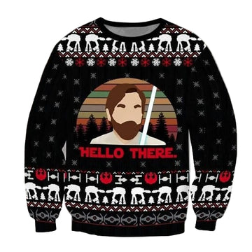 Obi-Wan Kenobi Hello There Ugly Sweater