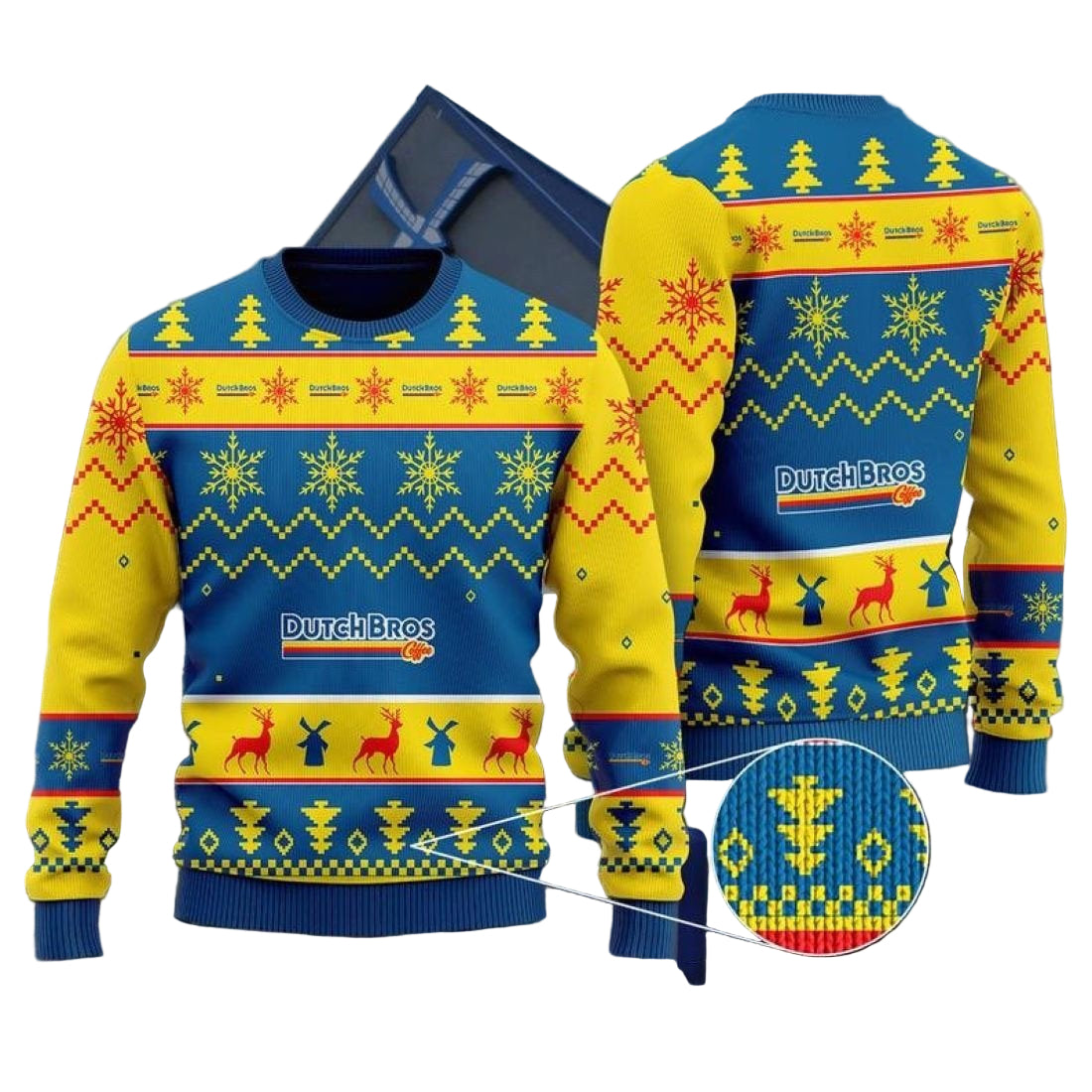 Dutch Bros Coffee Ugly Christmas Sweater