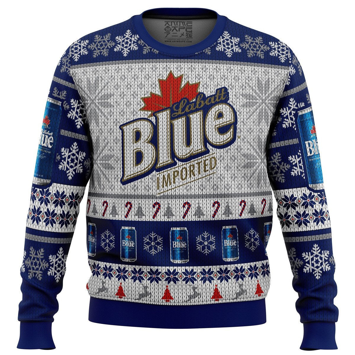 Labatt Blue Ugly Christmas Sweater, All Over Print Sweatshirt