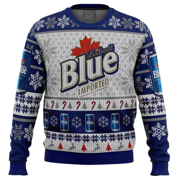 Labatt Blue Ugly Christmas Sweater, All Over Print Sweatshirt