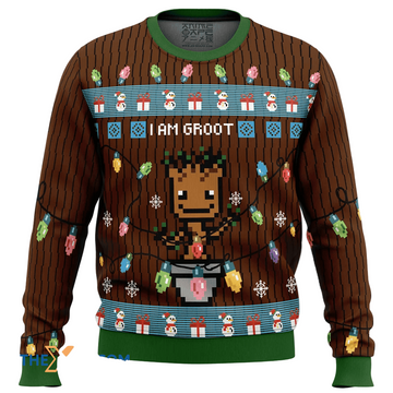 I am Graphic Tree Gift For Fan Anime Christmas Ugly Sweater