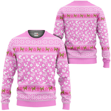 Kimetsu Kanao Tsuyuri Custom Gift For Fan Anime Christmas Ugly Sweater
