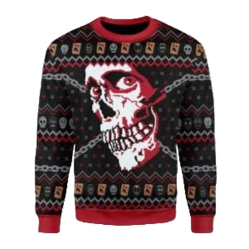 Evil Dead 2 Ugly Christmas Sweater, All Over Print Sweatshirt