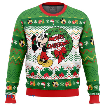 Merry Christmas Graphics Mouse Mouse Gift For Fan Anime Christmas Ugly Sweater