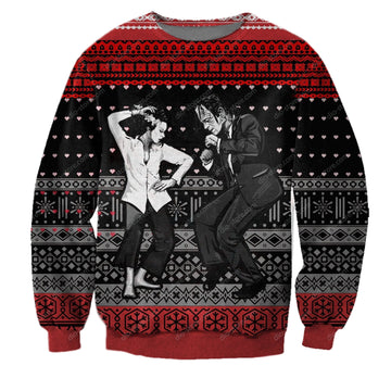 Pulp Frankenstein For Unisex Ugly Christmas Sweater, All Over Print Sweatshirt