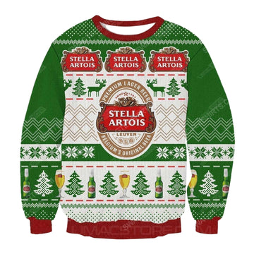 Stella Artois Premium Lager Beer Ugly Sweater