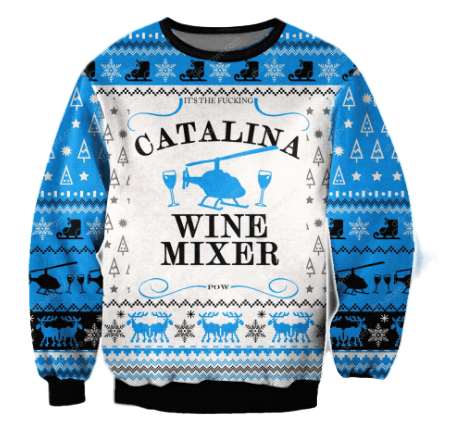 Step Brothers Catalina Wine Mixer 3d All Over Print Ugly Christmas Sweater