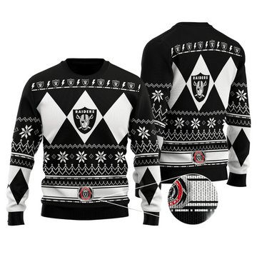 Ugly Christmas Sweater Las-Vegas, Las-Vegas Nation Black/White
