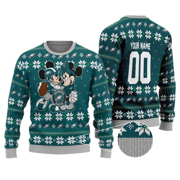 Philadelphia Eagles Personalized Woolen Sweater BGSWT146