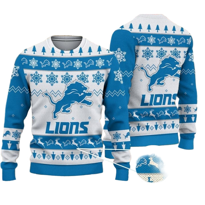 Detroit Lions Woolen Sweater BGSWT120