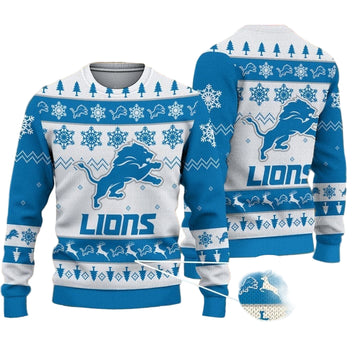 Detroit Lions Woolen Sweater BGSWT120