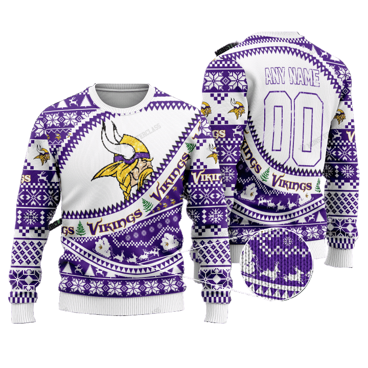 Minnesota Vikings Woolen Sweater 100