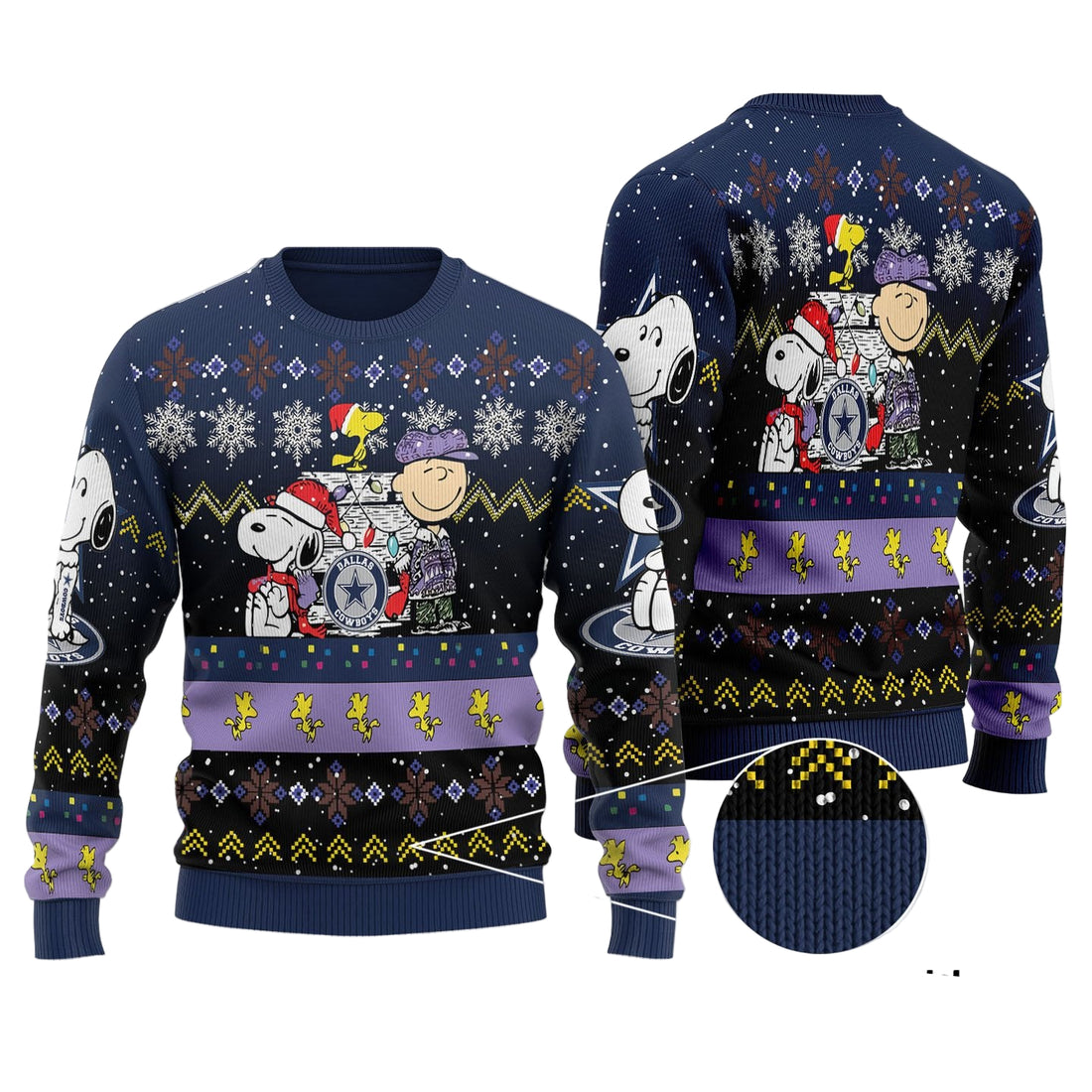 Dallas Cowboys Christmas Woolen Sweater BGSWT154