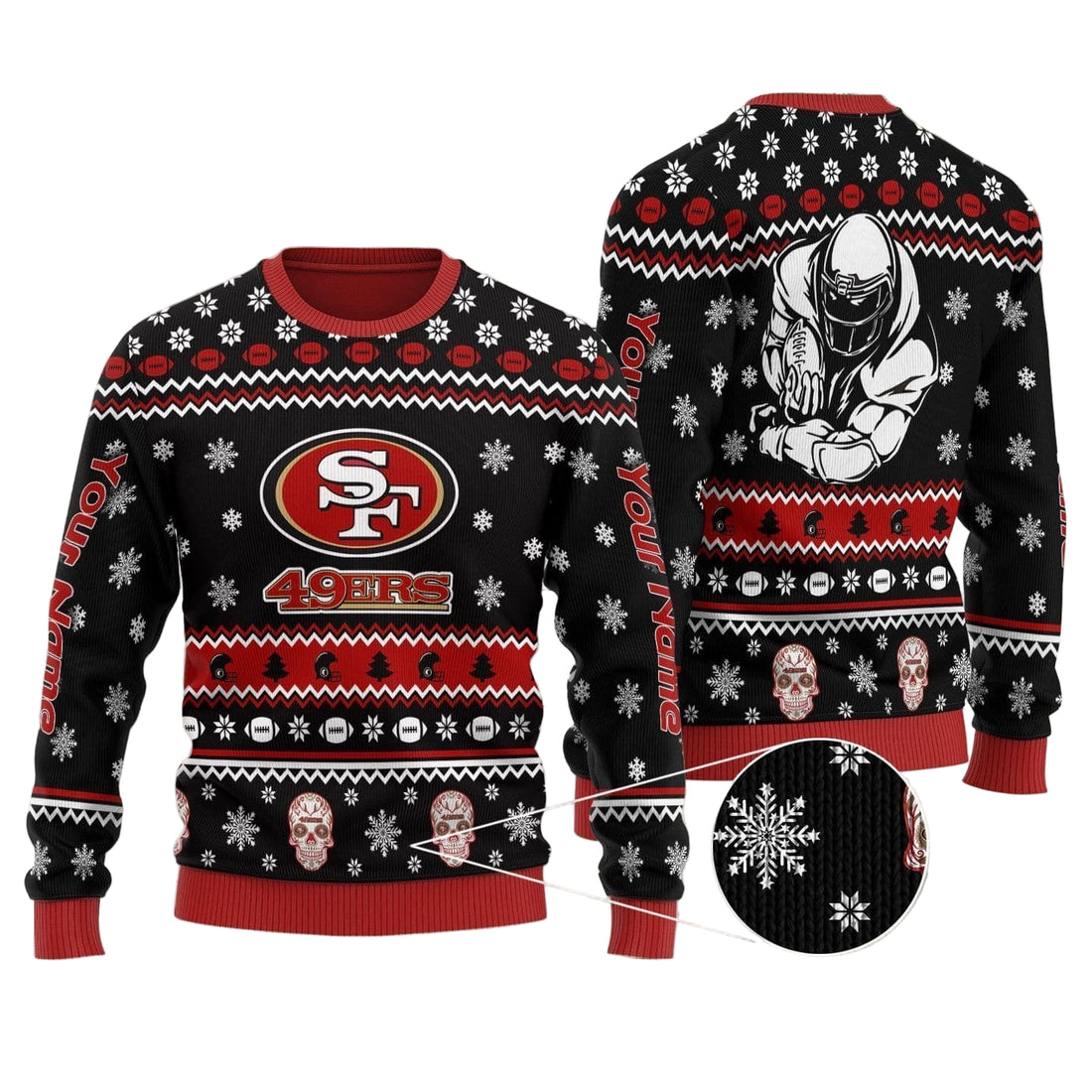 San Francisco 49ers Personalized Sweater 25