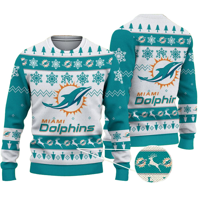Miami Dolphins Woolen Sweater BGSWT118