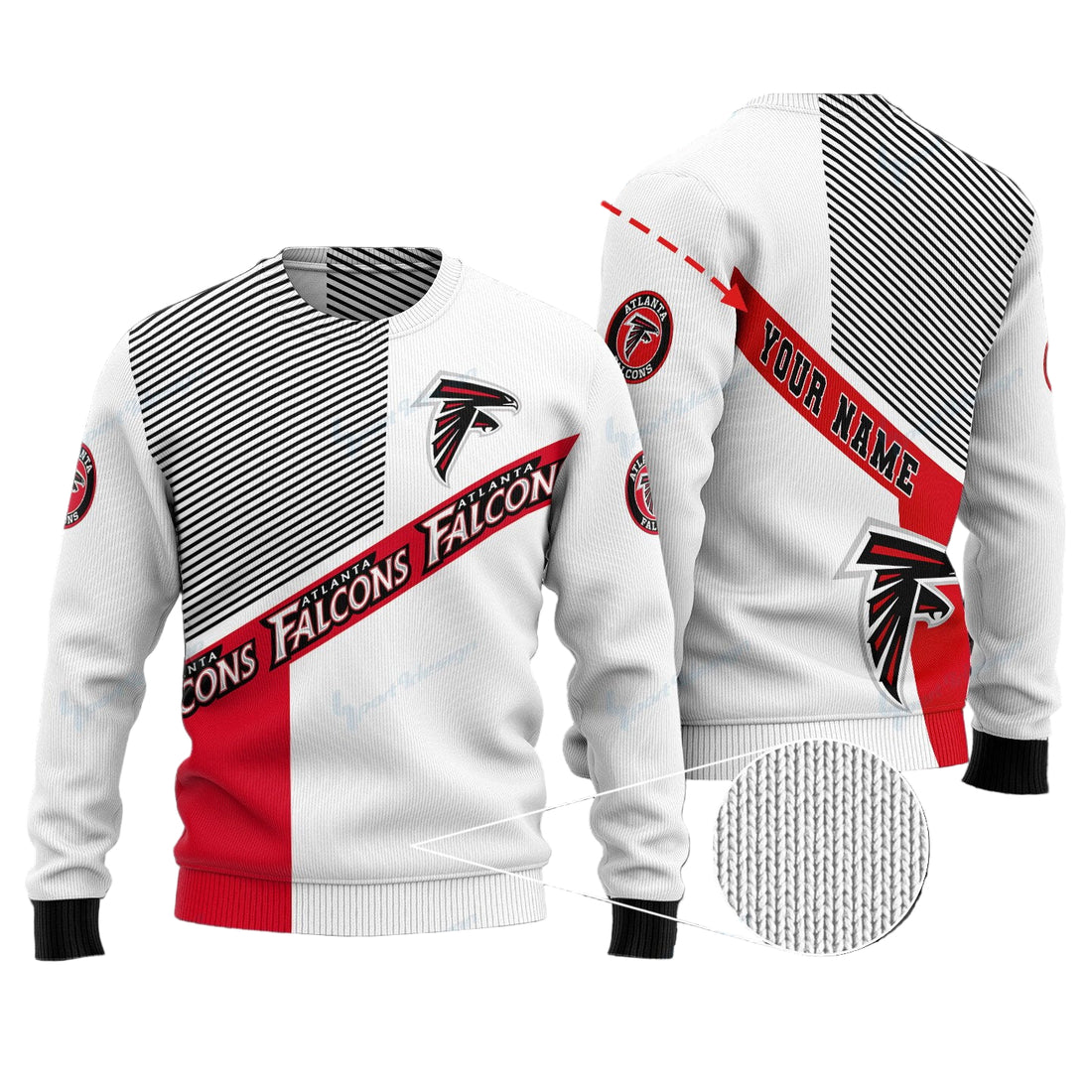 Atlanta Falcons Personalized Woolen Sweater BG18
